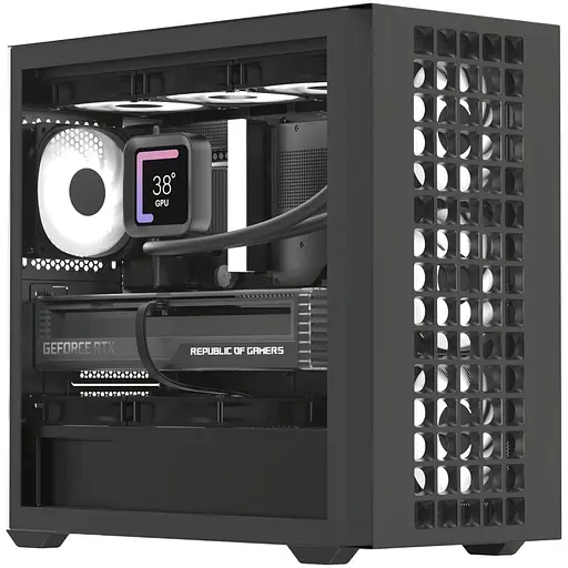 Корпус Aerocool D302A-G-BK-v1 Black без БП (ACCS-DS04043.11) - фото 1