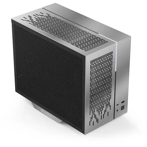 Корпус ALmordor Seiya 180 Matx Dark Silver, без БЖ, Mini Tower SFF, для Micro ATX / Mini ITX, 1xUSB 3.0, 1xType-C, макс. CPU - 165 мм / VGA - 350 мм / PSU - 180 мм, алюмінієвий, СРО - 240 мм (збоку) (ALS180MDS)