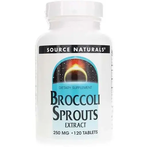 Натуральна добавка Source Naturals Broccoli Sprouts Extract, 120 таблеток