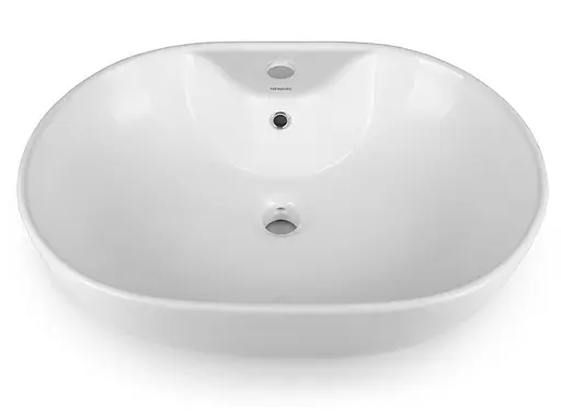 Умивальник Newarc Life 60x40 білий 9860W, Білий - фото 4