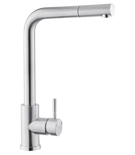 Змішувач для кухні з висувним виливом Kroner KRP Edelstahl Klassisch - ESG03917 (CV032284) - фото 1