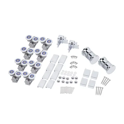 Душова кабіна Qtap Pisces CRM109-11SP5 90-105x90-105 см, скло Pear 5 мм без піддона, Хром, Універсальна, матовий - фото 7