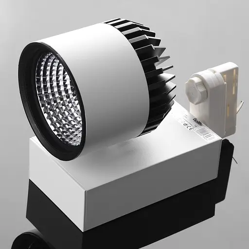 Светильник трековый поворотный LED 401/34W WW COB WH Brille L105-012 - фото 4