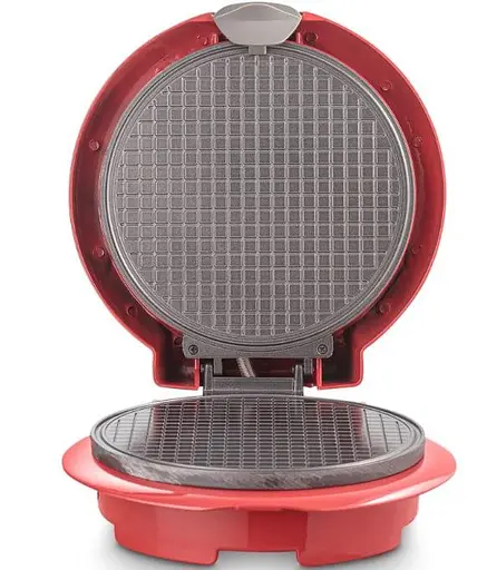 Вафельница Magio MG-394 с регулировкой температуры для тонких вафель трубочек диаметр 17 см 750 Вт Красная - фото 2
