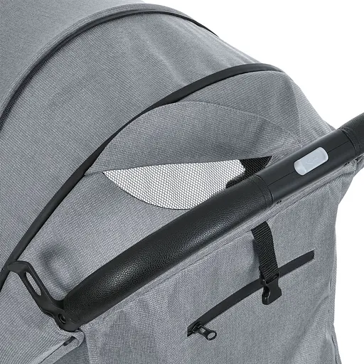 Детская прогулочная коляска-книга Bambi M 5727-1 Flash Silver Gray - фото 9