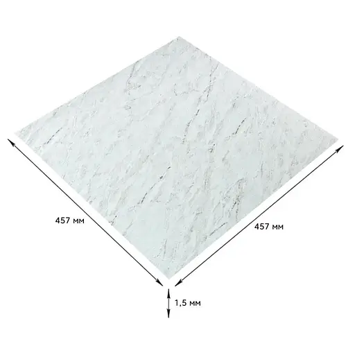 Плитка LVT Wall Sticker SW-00002460 самоклеюча 457х457х1.5 мм - фото 3