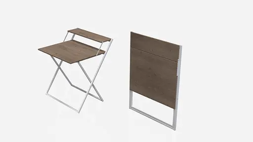 Стіл трансформер Компакт 4 750x790x720 Білий метал ДСП Дуб Сонома Трюфель 16 мм FRD-104701 - фото 4