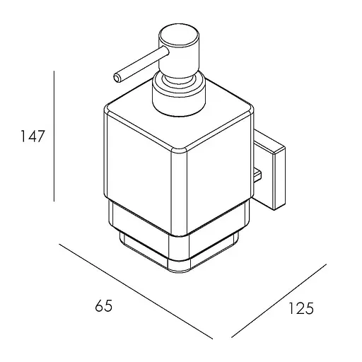 Дозатор для рідкого мила Imprese Bilovec хром 171255, Хром - фото 2