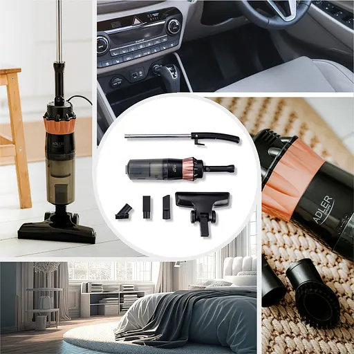 Пылесос Adler AD 7049 2 в 1 контейнерный/800 Вт/0,8 л/фильтр HEPA/насадка для салона автомобиля - фото 9