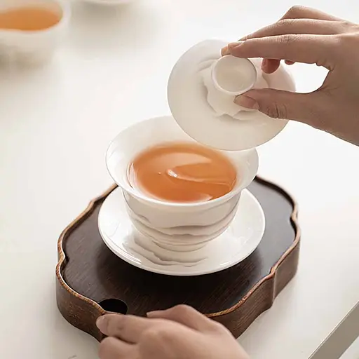 Гайвань Белый Фарфор Далекие Горы 180 мл - фото 11