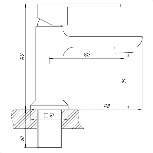 Смеситель для раковины DOMINO MALIBU DMM-401 - фото 4