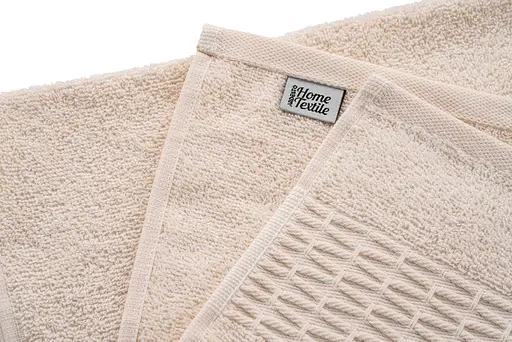 Набор полотенец махровых Ardesto Lotus 50х90 см 70х140 см 2 шт. 100% хлопок айвори (ART2357IV)  - фото 6