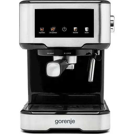 Gorenje Кофеварка рожковая 1.5л молотый ручной капучинатор - фото 1