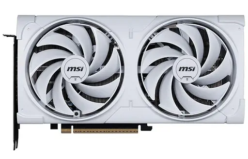 Видеокарта MSI RTX 5070 12G VENTUS 2X OC WHITE (RTX 5070 12G VENTUS 2X OC WHITE) (GDDR7, 192 bit, PCI-E v5.0) - фото 1