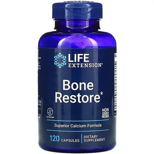 Вітаміни та мінерали Life Extension Bone Restore, 120 капсул