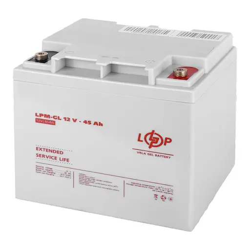 Аккумулятор гелевой LPM-GL 12V - 45 Ah - фото 1