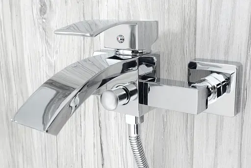 Смеситель для ванны и душа Rea Enzo хром REA-B0223 Хром - фото 2