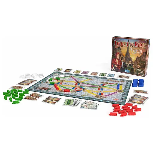 Настільна гра Lord of Boards Квиток на потяг: Париж (Ticket To Ride: Paris) українська (LOB2340UA/LFCACD355)
