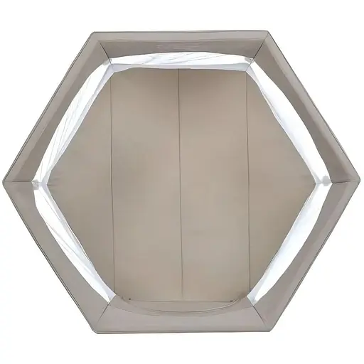 Манеж El Camino ME 1195 SWIFT 6 шестиугольный с мягким матрасом бежевый - фото 3