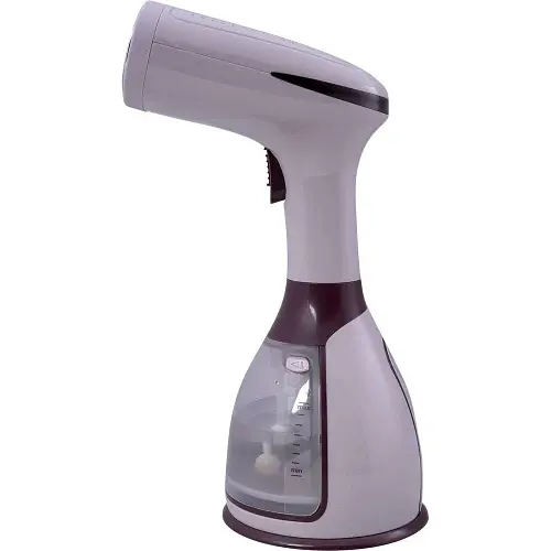 Відпарювач Liberton LHS-6900, Pink, 1500W, постійна пара 25 г/хв, об'єм бака для води 280мл, паровий удар, вертикальне та горизонтальне відпарювання, щітка, кліпса для брюк, антикрапля - фото 3