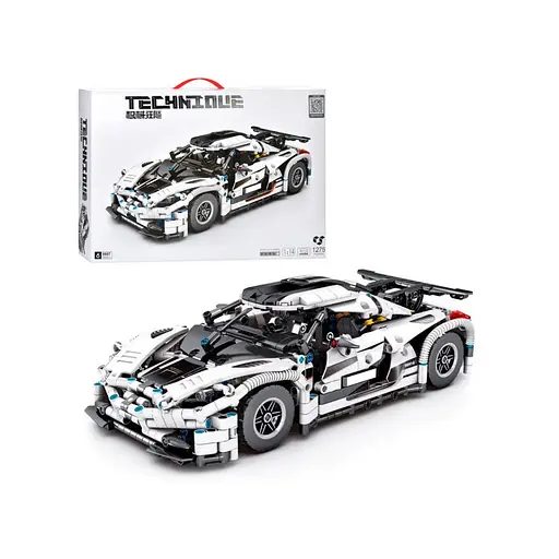 Дитячий конструктор "Гоночна машина" Bambi 8607 1275 деталей - фото 2