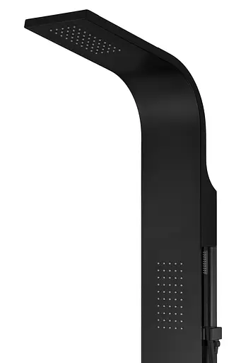 Душова панель Corsan Alto black A017MBL, Чорний матовий - фото 3