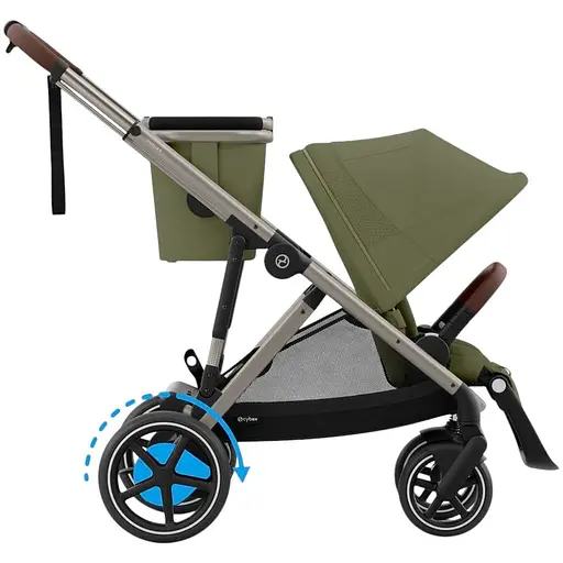 Коляска Cybex eGazelle S TPE Moss Green khaki (525000169) - фото 5