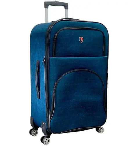 Чемодан Тканевый (Impertex) Большой(L) Водонепроницаемый На 4 Двойных Колесах 120л Расширением TK007-L