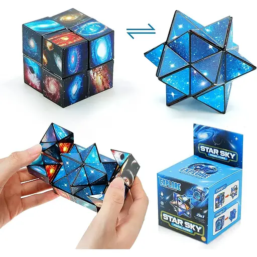 Кубик-головоломка 2 в 1 Magic Star Cube - фото 2