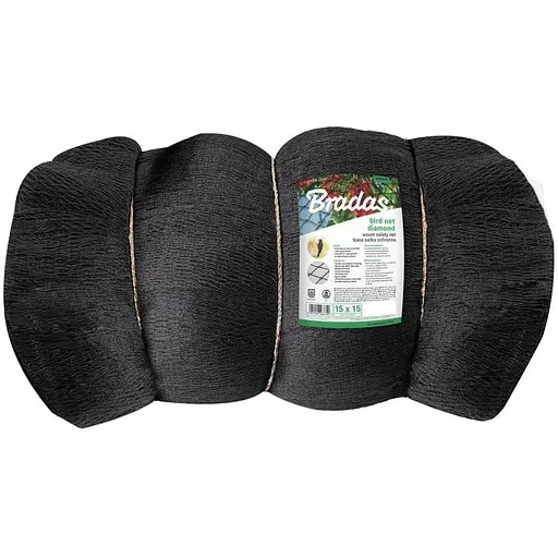 Сетка для защиты от птиц Bradas DIAMOND 20 г/м² 5x100 м тканая 15 x 15 мм (AS-BN20151505100)  - фото 1