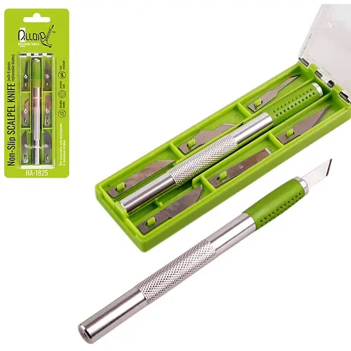Ніж-скальпель для вирізання Alloid Building Tools SK5 зі змінними лезами (HA-1825) - фото 4