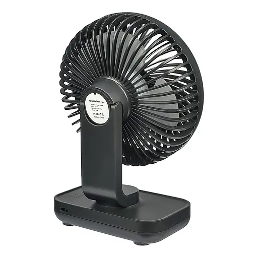 Вентилятор настольный беспроводной GXQC D606 темно-синий - фото 5