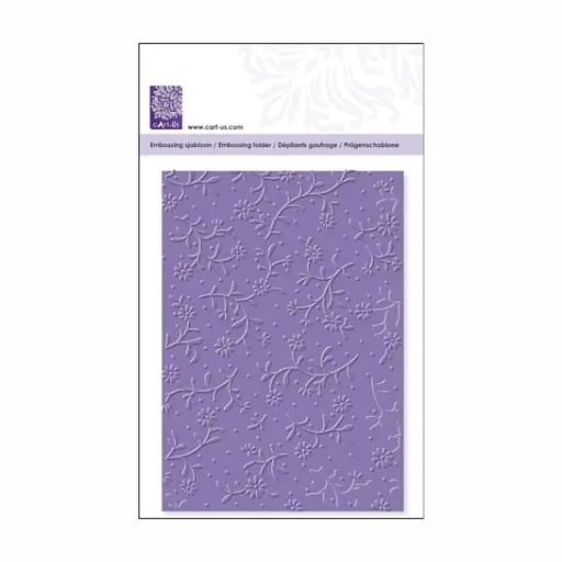 Папка для тиснення Квіти 15х10,5 см