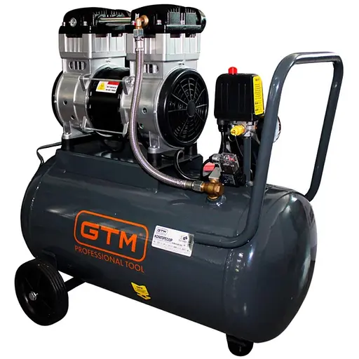 Поршневой воздушный компрессор 50 л GTM KCW1500-50L безмасляный - фото 1