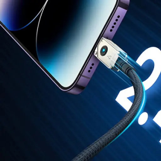 Дата кабель Baseus Unbreakable Series Fast Charging USB to Lightning 2.4A 1m (P10355802111-0) Stellar White - фото 3