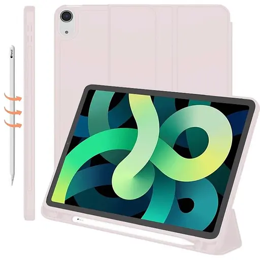 Чохол-книга CDK для Apple iPad Air 11" M3 2025 Еко-шкіра силікон Smart Case cлот стилус (015026) pink sand