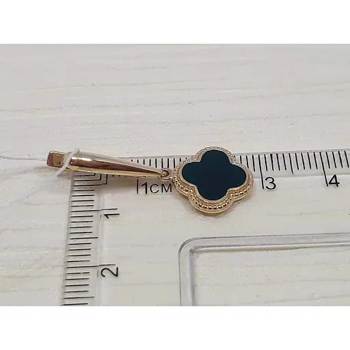 Золоті сережки Імперія золота з емаллю. СБ1206(2)ЛИ - фото 5