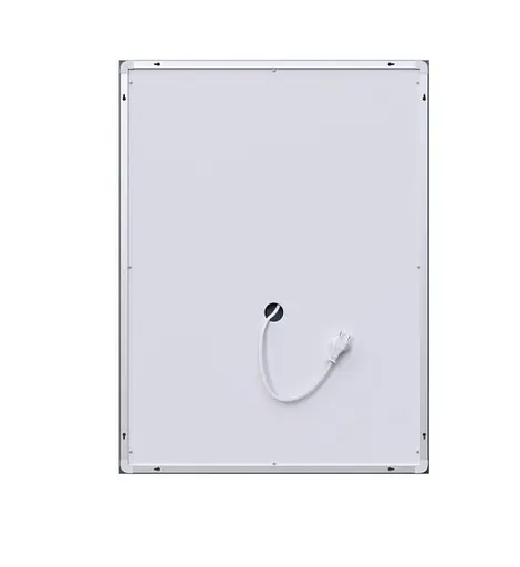 Зеркало Mixxus Premium FLASH MR21-60x80 (LED Touch, Anti-fog, часы) (MP6617) - фото 4