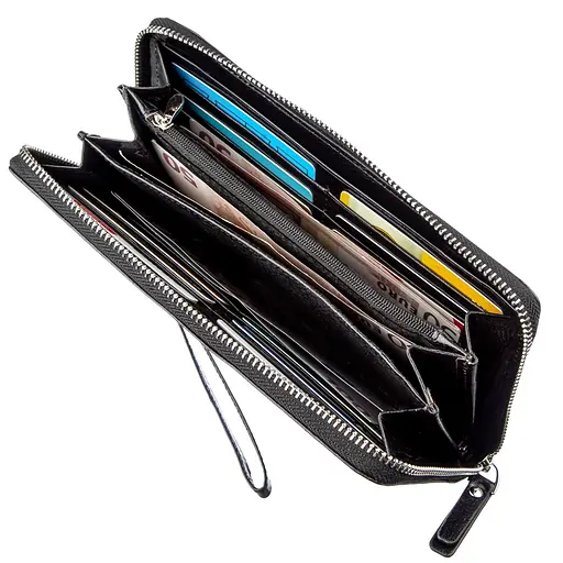 Чоловічий шкіряний гаманець Boston 10х20 см acs0015955 - фото 3