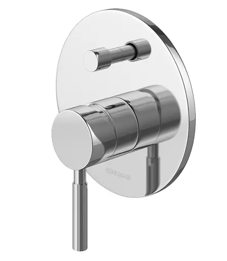 Душова система прихованного монтажу Kohlman Roxin хром + Box прихованого монтажу QW210RR30, Хром - фото 5