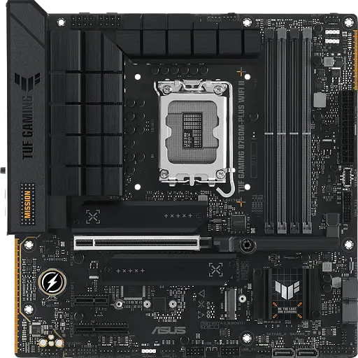 Материнская плата Asus B760M-Plus TUF Gaming Wi-Fi II LGA 1700 (TUF GAMING B760M-PLUS WIFI II) Б/У - фото 1