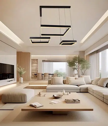 Підвісна люстра QQD3074 (Чорний)