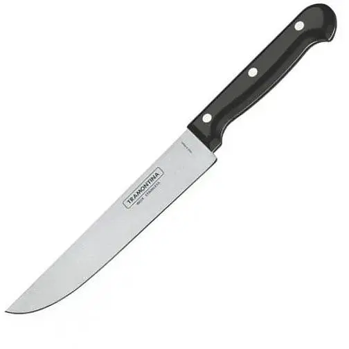 Ніж для м'яса Tramontina ULTRACORTE 15 см чорний у блістері (23857/106)