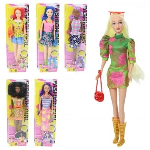 Кукла 8507 DEFA 28см, сумка, в коробке 10,5-31,5-5см (6903317584444) Микс - фото 1