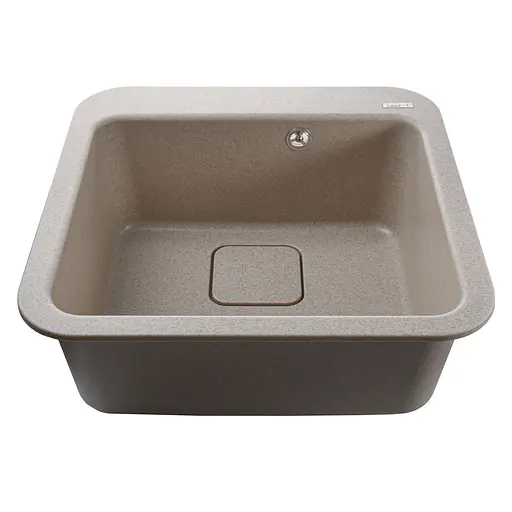 Гранітна мийка Globus Lux Barbora піщаний 510x510 мм А0004, Sand - фото 5