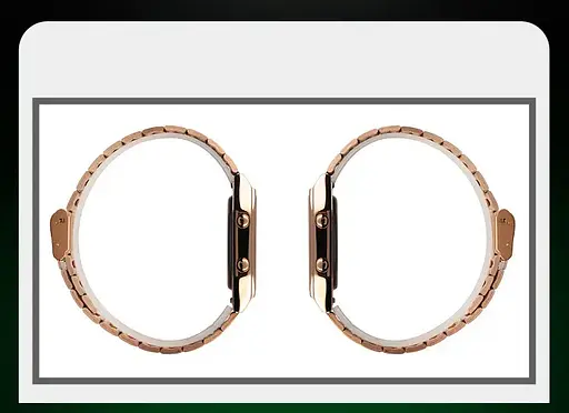 Чоловічий наручний годинник Skmei 1735 (Рожеве золото) - фото 8