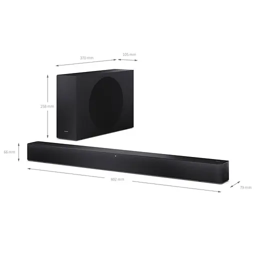 Саундбар Sharp HT-SBW310 Black - фото 7