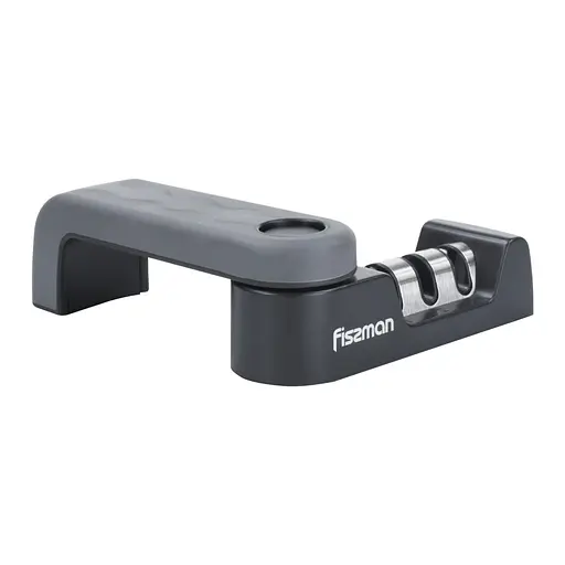 Складне точило Fissman для ножів трикрокова заточка сірий 14 x 4 x 4.5 см (2802) - фото 3