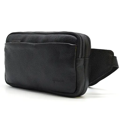 Чоловіча шкіряна сумка на пояс TARWA 25х15х4 см sum0026654 - фото 1
