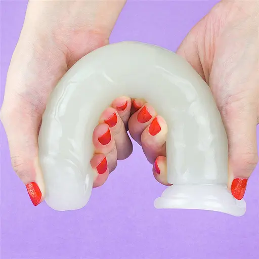 Фалоімітатор неоновий Lumino Play Dildo 21 см синій - фото 15